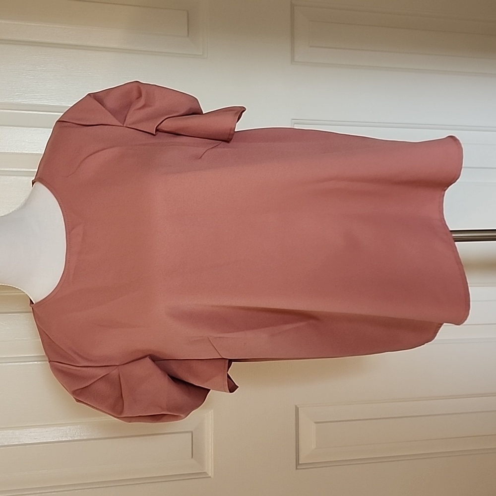 Dusty Pink Dress Blouse